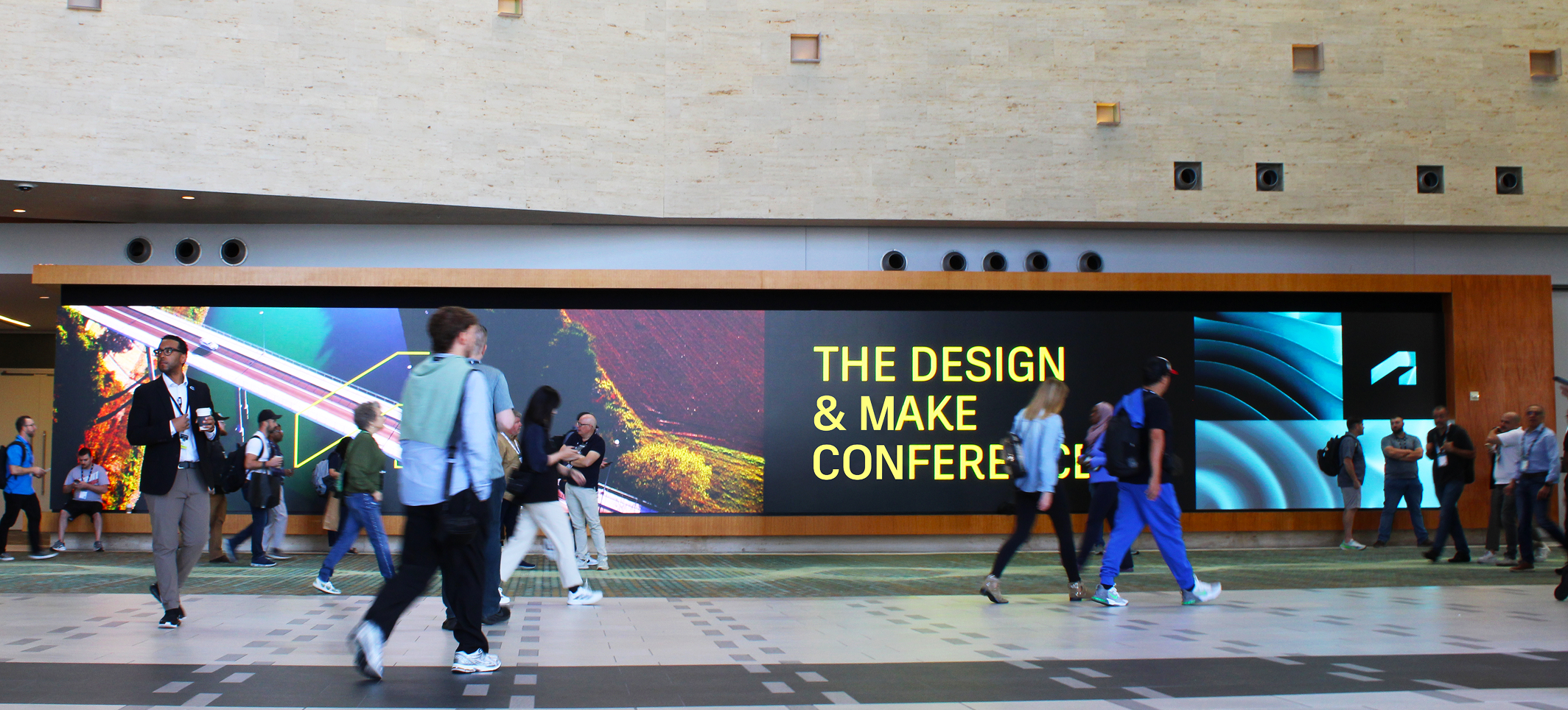 Graphic Mural Wall for The Design & Make Conference